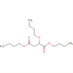 Structure of Butanedioic acid, butoxy-, dibutyl ester