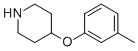 Structure of 4-(3-METHYLPHENOXY)PIPERIDINE