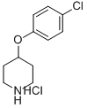 Structure of 4-(3-CHLOROPHENOXY)PIPERIDINE HYDROCHLORIDE