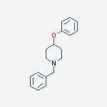 1-benzyl-4-phenoxypiperidine结构式