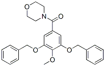 Structure of 4-[3,5-Di(benzyloxy)-4-methoxybenzoyl]morpholine