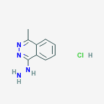Structure of 1-HYDRAZINYL-4-METHYLPHTHALAZINE HCL