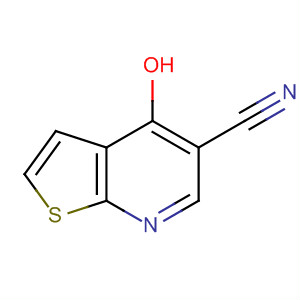 Thieno[2,3-b]pyridine-5-carbonitrile, 4-hydroxy-结构式