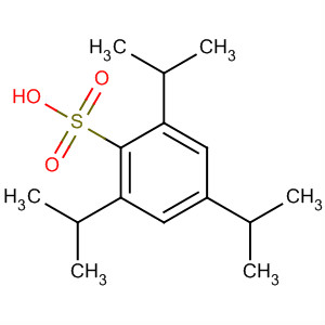 Structure of Benzenesulfonic acid, 2,4,6-tris(1-methylethyl)-