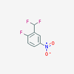Structure of Benzene, 2-(difluoromethyl)-1-fluoro-4-nitro-
