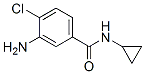 Structure of 3-amino-4-chloro-N-cyclopropylbenzamide