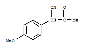 Structure of (1-acetyl-4-methoxycyclohexa-2,4-dien-1-yl)acetonitrile