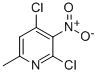 Structure of 2,4-DICHLORO-6-METHYL-3-NITROPYRIDINE