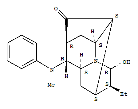 Structure of 21α-Hydroxyajmalan-17-one