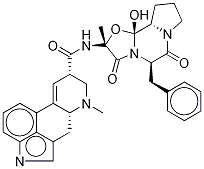 Structure of ERGOTAMININE (100 MG) (LIST CHEMICAL)