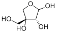 Structure of 3-C-(HYDROXYMETHYL)-D-GLYCERO-TETROSE