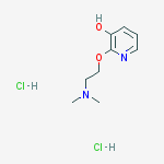 Structure of 2-(2-DIMETHYLAMINOETHOXY)-3-HYDROXYPYRIDINE DIHYDROCHLORIDE