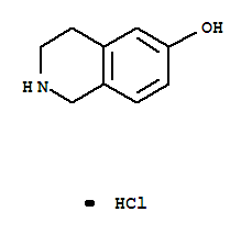 Structure of 1,2,3,4-Tetrahydro-isoquinolin-6-ol HCl