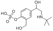 Structure of RAC ALBUTEROL-4-SULFATE