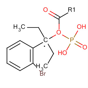Structure of Phosphonic acid, [(2-bromophenyl)methyl]-, diethyl ester