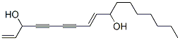 Structure of 1,8-heptadecadiene-4,6-diyne-3,10-diol