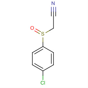 Structure of Acetonitrile, [(4-chlorophenyl)sulfinyl]-