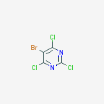 Structure of 5-Bromo-2,4,6-trichloropyrimidine