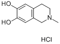 Structure of 2-METHYL-1,2,3,4-TETRAHYDRO-6,7-ISOQUINOLINEDIOL HYDROCHLORIDE