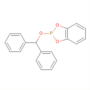 Structure of 1,3,2-Benzodioxaphosphole, 2-(diphenylmethoxy)-