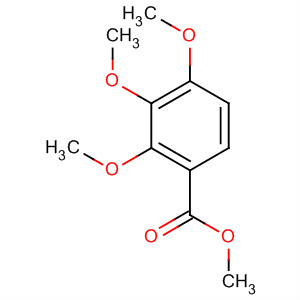Structure of Benzoic acid, 2,3,4-trimethoxy-, methyl ester