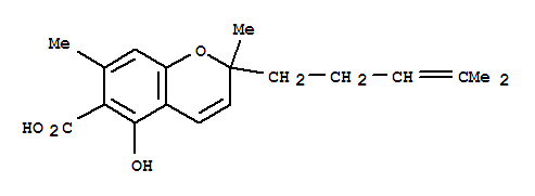 Structure of Cannabiorcichromenic acid
