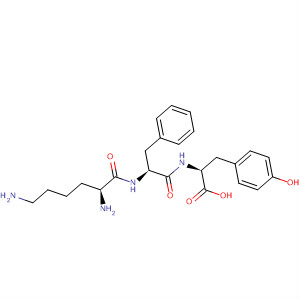 Structure of H-LYS-PHE-TYR-OH