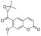 Structure of (-)-6-[(3,3-Dimethyloxiranyl)carbonyl]-7-methoxy-2H-1-benzopyran-2-one