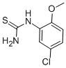 5-氯-2-甲氧基苯基硫脲结构式