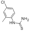 Structure of 1-(4-CHLORO-2-METHYLPHENYL)-2-THIOUREA