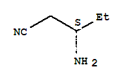 (S)-3-AMINOPENTANENITRILE结构式