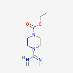 Structure of Ethyl 4-carbamimidoylpiperazine-1-carboxylate