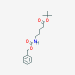 N-5-Carbobenzoxy-5-aminopentanoic acid t-butyl ester;N-?-Carbobenzoxy-?-Aminovaleric acid t-butyl ester结构式