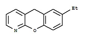 5H-[1]Benzopyrano[2,3-b]pyridine,7-ethyl-结构式