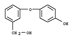 Structure of 4-[3-(hydroxymethyl)phenoxy]phenol