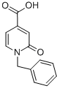 Structure of 1-BENZYL-2-OXO-1,2-DIHYDROPYRIDINE-4-CARBOXYLIC ACID
