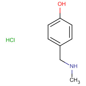 N-(4-羟基苄基)N-甲胺盐酸盐结构式