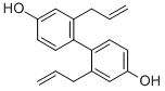 Structure of 4,4-Biphenyldiol, 2,2-diallyl-