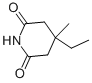 Structure of 3-ETHYL-3-METHYLGLUTARIMIDE