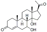 7,14-dihydroxypregn-4-ene-3,20-dione结构式