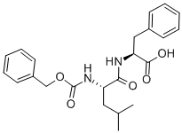 Z-L-LEUCYL-L-PHENYLALANINE结构式