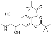 Structure of Dipivefrin hydrochloride