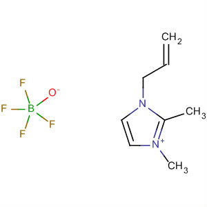 Structure of 1H-Imidazolium, 1,2-dimethyl-3-(2-propenyl)-, tetrafluoroborate(1-)