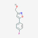 Structure of 5-(4-FLUOROPHENYL)ISOXAZOLE-3-METHANOL