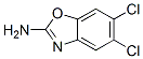 5,6-Dichloro-2-benzoxazolamine结构式
