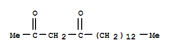 Structure of 2,4-heptadecanedione