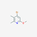 Structure of Pyridine,4-bromo-6-methoxy-2,3-dimethyl-