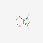 5,7-Diiodo-2,3-dihydrothieno[3,4-b][1,4]dioxine结构式