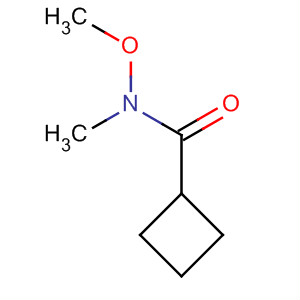 Structure of N-methoxy-N-methylcyclobutanecarboxamide