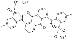 Chemical structure of ACID VIOLET 34